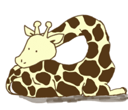 Pastel Giraffe sticker #13488603