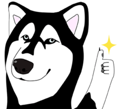 Funny Huskies sticker #13488751