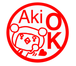 The Sticker which is convenient for aki. sticker #13488823