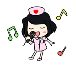 Pretty nurse Sticker 3 sticker #13488843