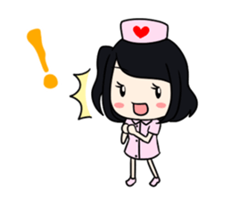 Pretty nurse Sticker 3 sticker #13488844