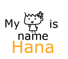 Sticker of Hana sticker #13489255