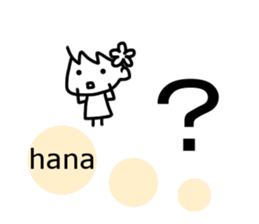 Sticker of Hana sticker #13489267