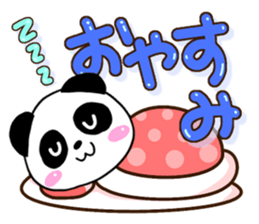 Mischievous cute Panda sticker #13489573