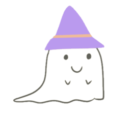 Cute ghost-chan sticker #13489678