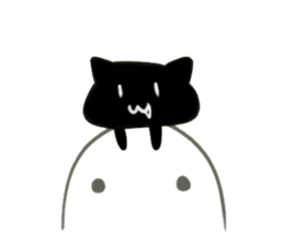 Cute ghost-chan sticker #13489680