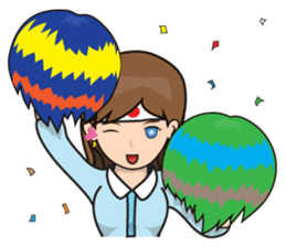 Ms. Circle Eye sticker #13490012