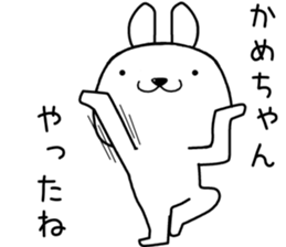 kamechan send Sticker sticker #13490328