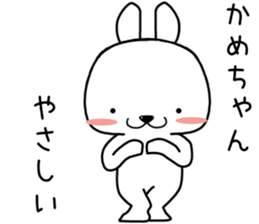 kamechan send Sticker sticker #13490331