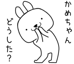 kamechan send Sticker sticker #13490345
