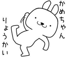 kamechan send Sticker sticker #13490353