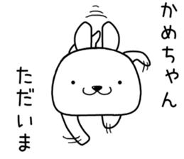 kamechan send Sticker sticker #13490361