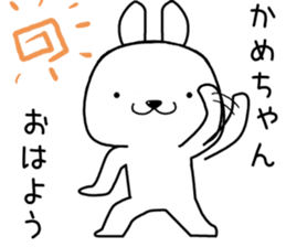 kamechan send Sticker sticker #13490364