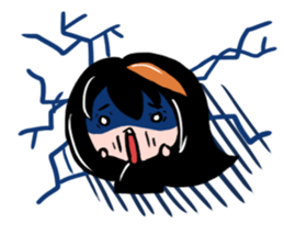 CW: Vattena Comical Faces sticker #13490493