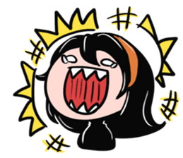 CW: Vattena Comical Faces sticker #13490498