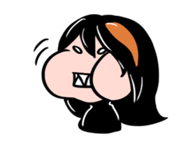 CW: Vattena Comical Faces sticker #13490499