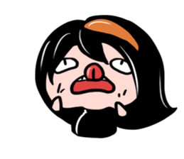 CW: Vattena Comical Faces sticker #13490501