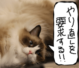 Instead tell the cat part3 sticker #13490573