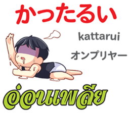 HELLO MAKOTO Thai&Japan Comunication7 sticker #13490738