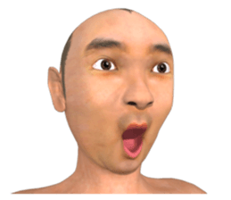 Bald head is light of the future sticker #13490854