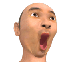 Bald head is light of the future sticker #13490855