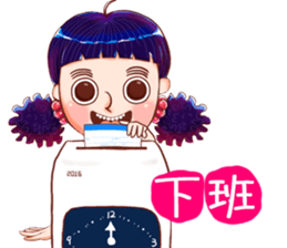 Strange girl Strange girl sticker #13490910