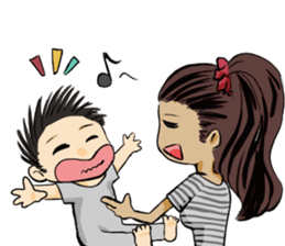 There is "CYUAN" in my home( No Text) sticker #13490978