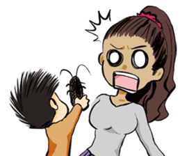 There is "CYUAN" in my home( No Text) sticker #13490983