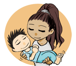 There is "CYUAN" in my home( No Text) sticker #13490986