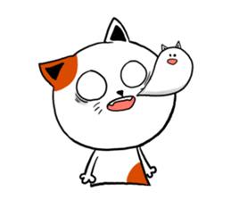 Cheerful catcatcat sticker #13491753