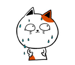 Cheerful catcatcat sticker #13491755