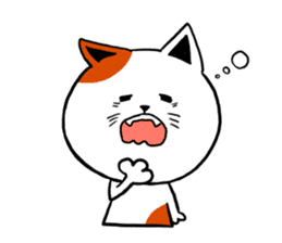 Cheerful catcatcat sticker #13491758