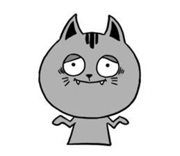 Cheerful catcatcat sticker #13491762