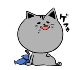 Cheerful catcatcat sticker #13491764