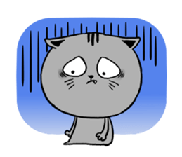 Cheerful catcatcat sticker #13491765