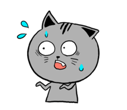 Cheerful catcatcat sticker #13491766