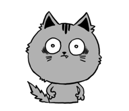 Cheerful catcatcat sticker #13491768