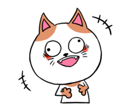 Cheerful catcatcat sticker #13491770