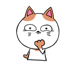 Cheerful catcatcat sticker #13491772