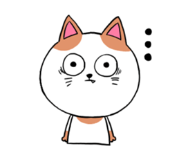 Cheerful catcatcat sticker #13491773