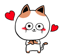 Cheerful catcatcat sticker #13491776