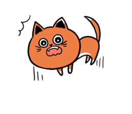 Cheerful catcatcat sticker #13491782
