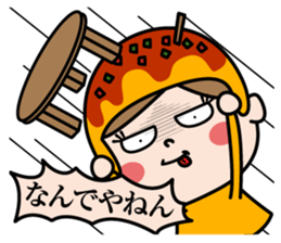 Kansai dialect takoyakichan sticker #13492385