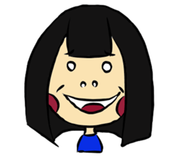 Blush with his sister flowers 2 sticker #13492431