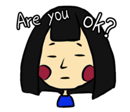 Blush with his sister flowers 2 sticker #13492437