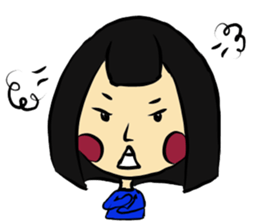 Blush with his sister flowers 2 sticker #13492440