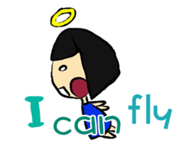 Blush with his sister flowers 2 sticker #13492445