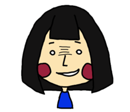 Blush with his sister flowers 2 sticker #13492454