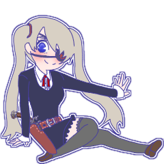 Listless Girl Sticker