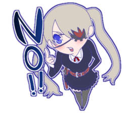 Listless Girl Sticker sticker #13492553